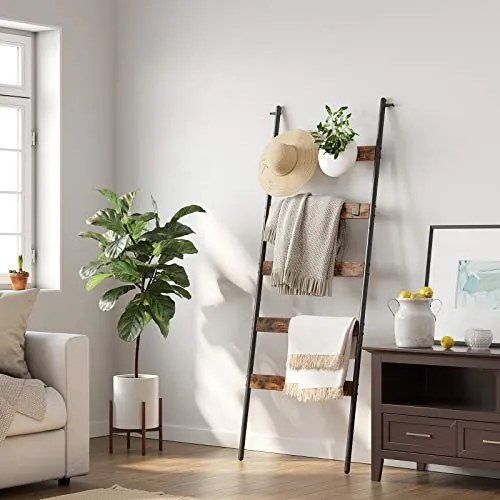 Rebríkový regál na utierky VASAGLE LLS011B01