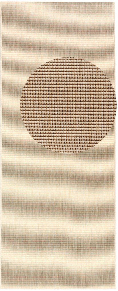 Hanse Home, Koberec behúň Meadow 102727 Beige – na von aj na doma, 80x200, béžová, chodba / predsieň