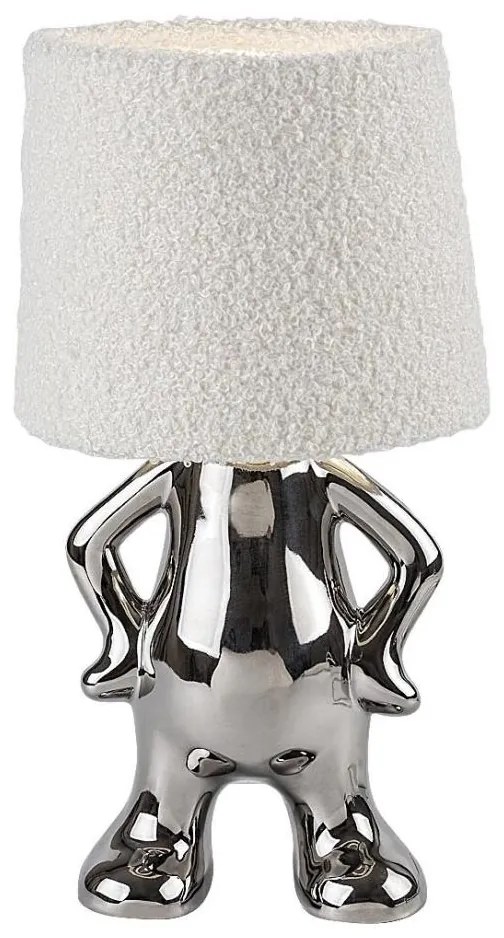 Rabalux 74216 - Stolná lampa SMURFY 1xE14/40W/230V lesklý chróm