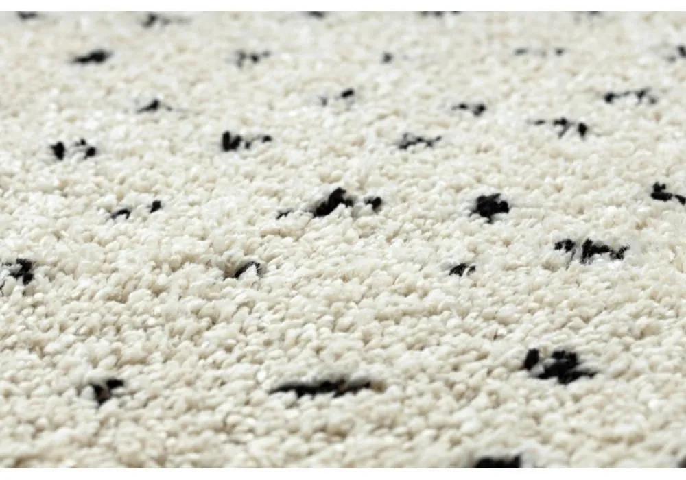 Kusový koberec Shaggy Syla krémový 70x300cm