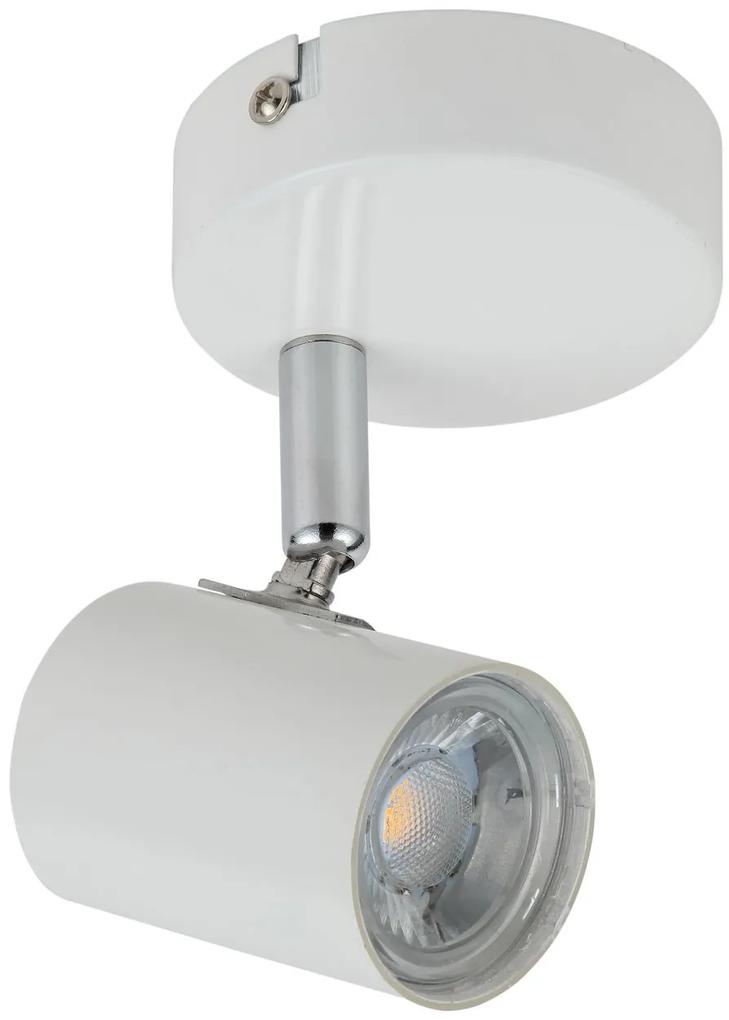 CLX Nástenné LED moderné bodové svietidlo GUIDO, biele