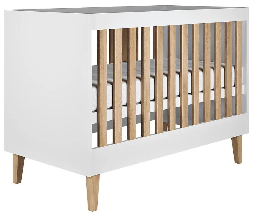 Detská postieľka Kubi biela 60x120