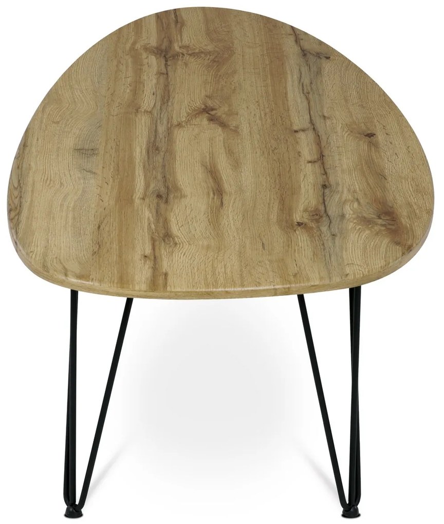 Odkladací stolík 120 x 67 cm, divoký dub