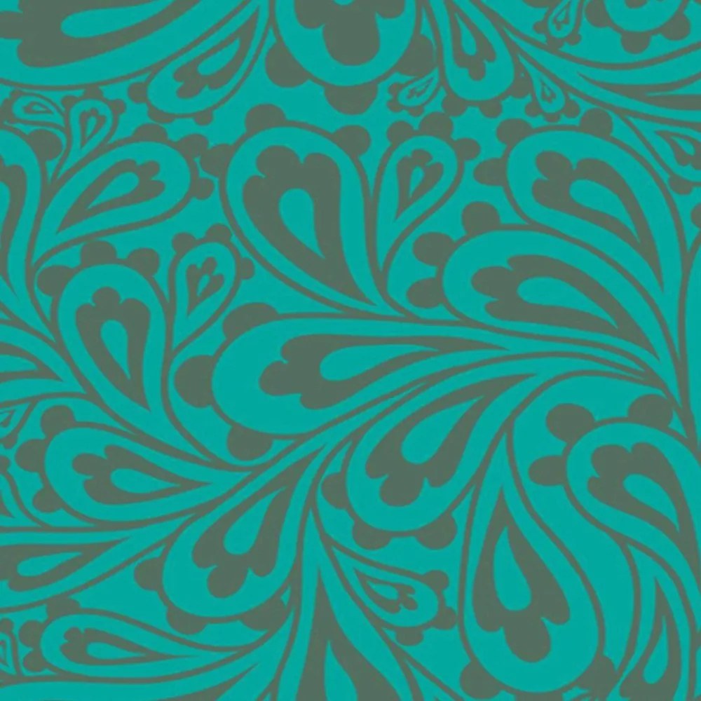 Ozdobný paraván Mosaic Turquoise - 180x170 cm, päťdielny, klasický paraván