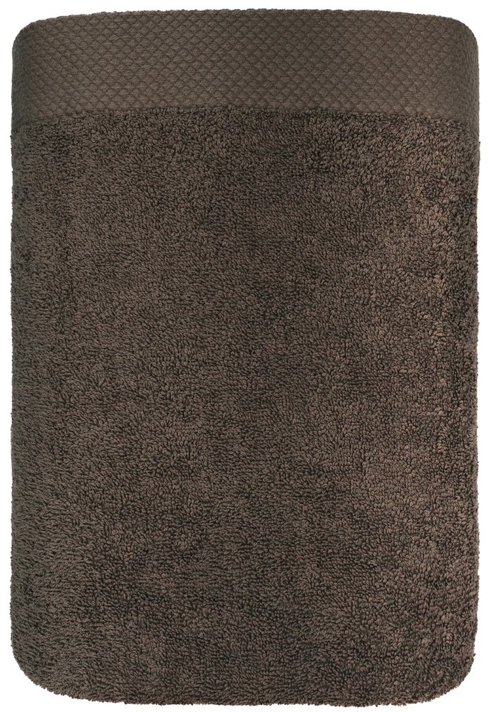Bavlněný froté ručník BOHO 70x140 cm hnědý