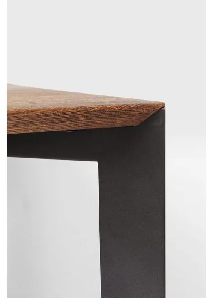 Phoenix jedálenský stôl 220x100 hnedý/čierny