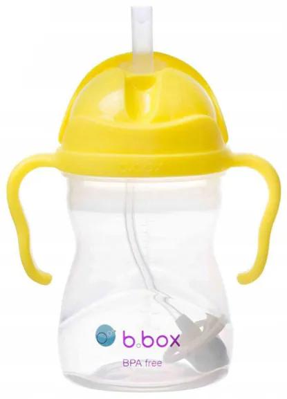 Detská fľaša so slamkou B.BOX Farba: žltá