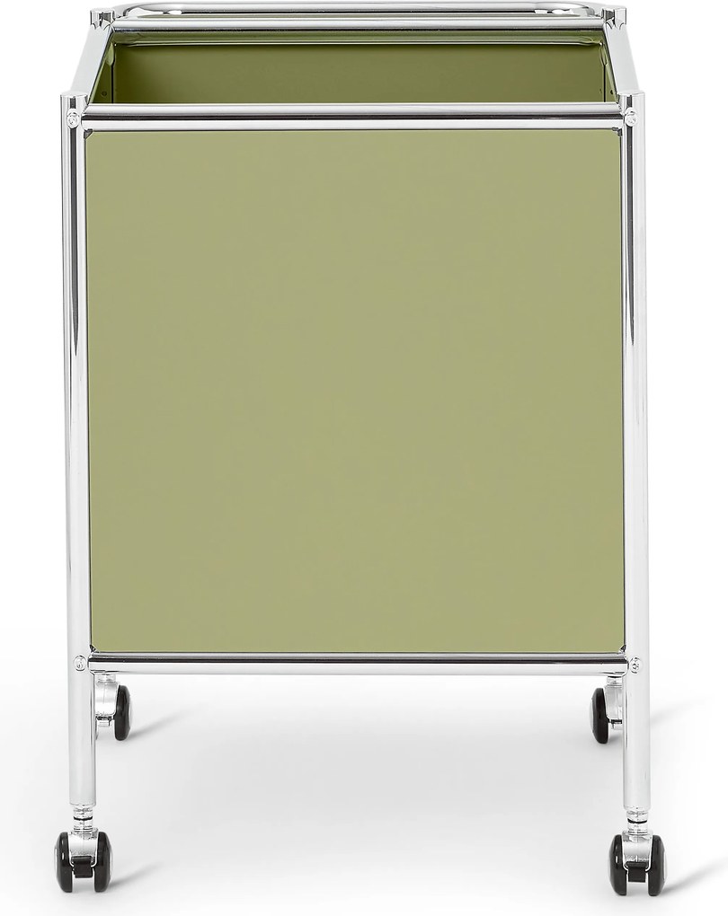 Kovový bočný vozík »CN3 Kids« s kolieskami, pistáciový