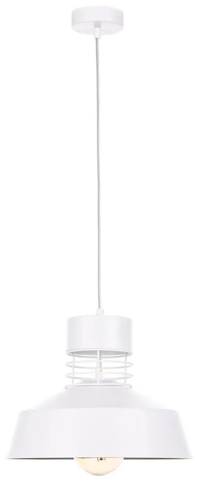 Luster na lanku TITANIUM 1xE27/60W/230V biela