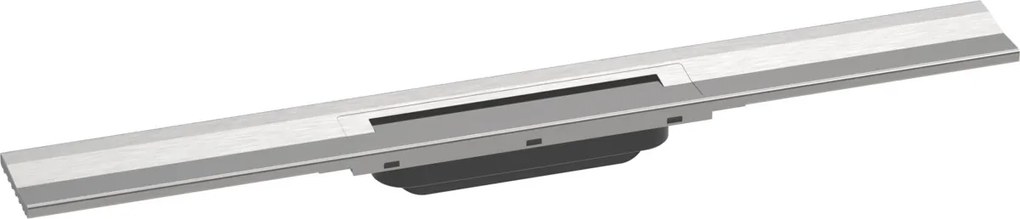 Hansgrohe RainDrain Flex, vrchná sada sprchového žľabu 1000, skracovateľný, pre inštaláciu ku stene, kartáčovaná nerezová oceľ, HAN-56053800
