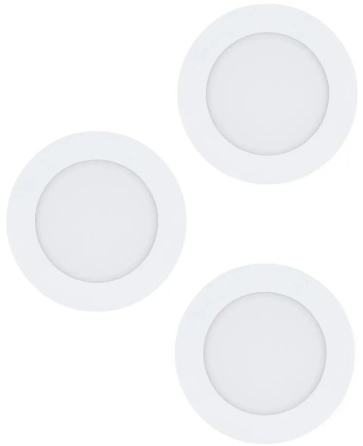 Eglo 98631 - SADA 3x LED podhľadových svietidiel FUEVA 3xLED/5W/230V