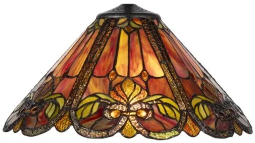 Luster do obývačky twins Tiffany FIRE Ø40 2*E27