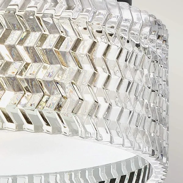 Hinkley HK-ELLE-F-S-BK - Stropné svietidlo 2xE27/60W/230V pr. 30,5 cm čierna