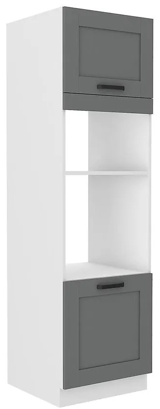 Kuchynská skrinka Luna dustgrey/biela 60DMP-210 2F