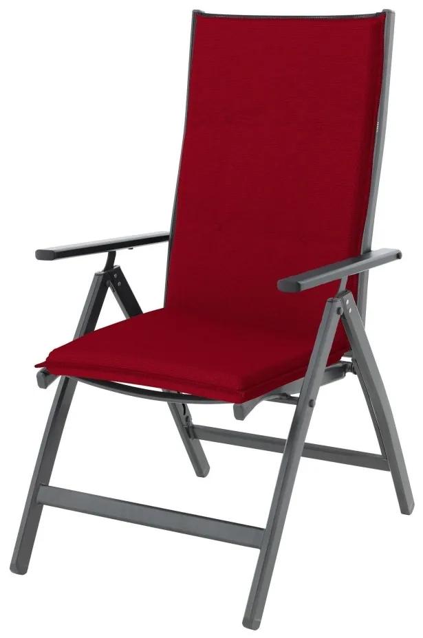 Doppler STAR 7028 vysoký - polster na záhradnú stoličku a kreslo, bavlnená zmesová tkanina