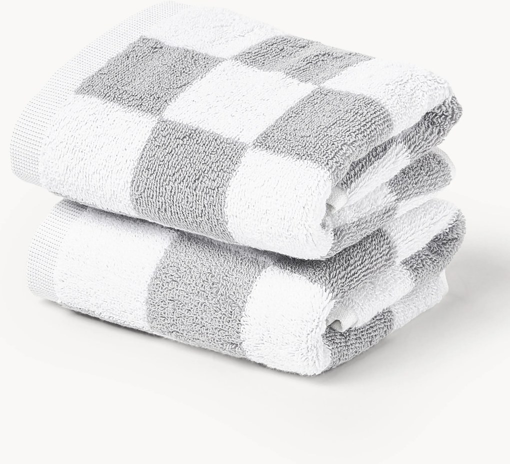 Westwing Crosby Studios, Bavlnený uterák Damier, v rôznych veľkostiach