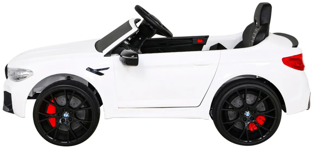 Elektrické vozidlo s funkciou drift BMW M5 DRIFT biele