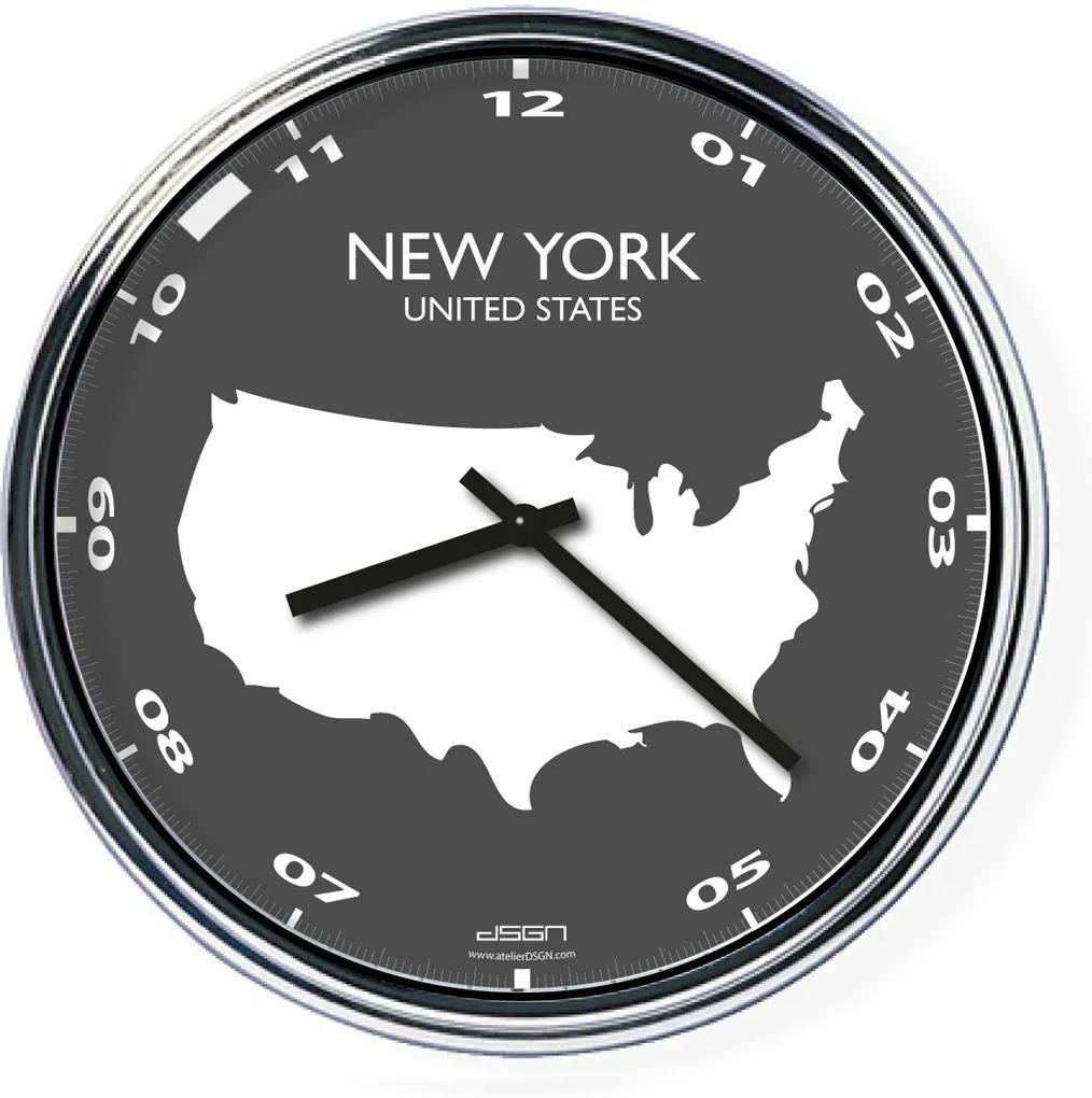 Kancelárske nástenné hodiny: New York,  Výber farieb Svetlé