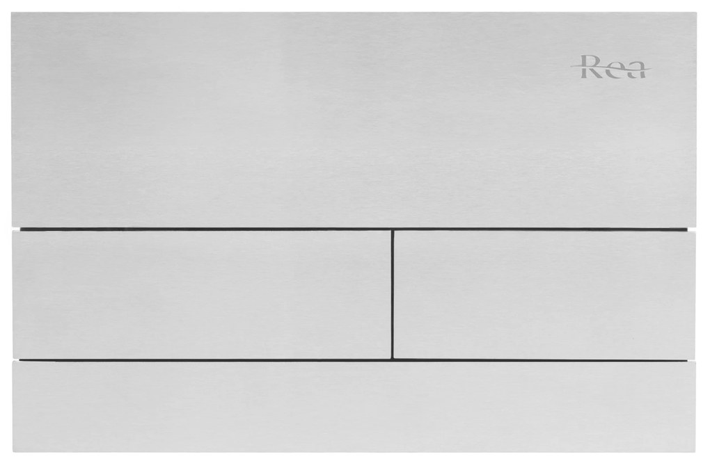 Rea, tlačidlo na splachovanie k podomietkovým systémom WC K011A-Q Rea T, brúsená oceľ, REA-E0057