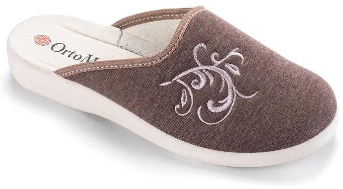 Dámske domáce ortopedické šľapky s výšivkou veľ. 39