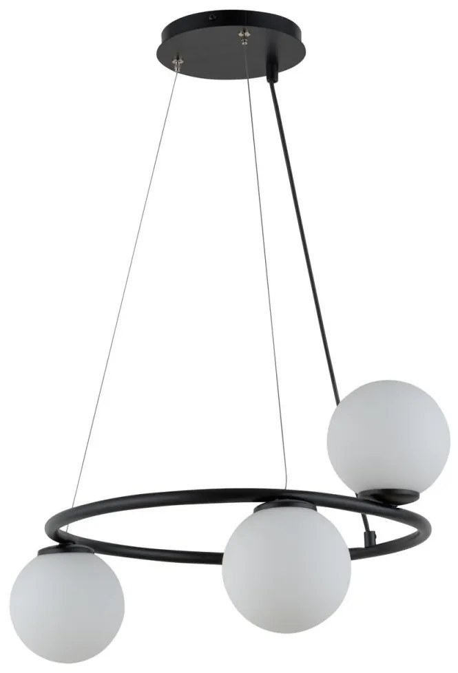 Luster na lanku GAMA 3xG9/12W/230V čierna