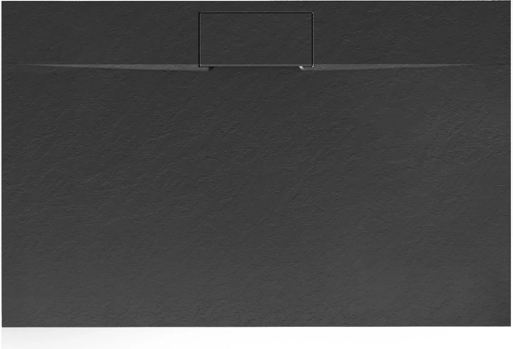 Rea Bazalt, sprchová vanička 90x120 cm, čierna, REA-K3904