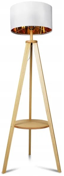 Stojacia lampa 1xE27/40W/230V biela