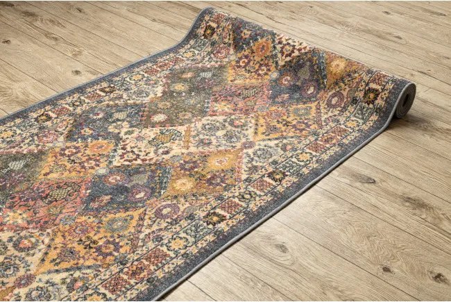 Protišmykový behúň MODERN CLASSIC 19 béžový / sivý - Výpredaj