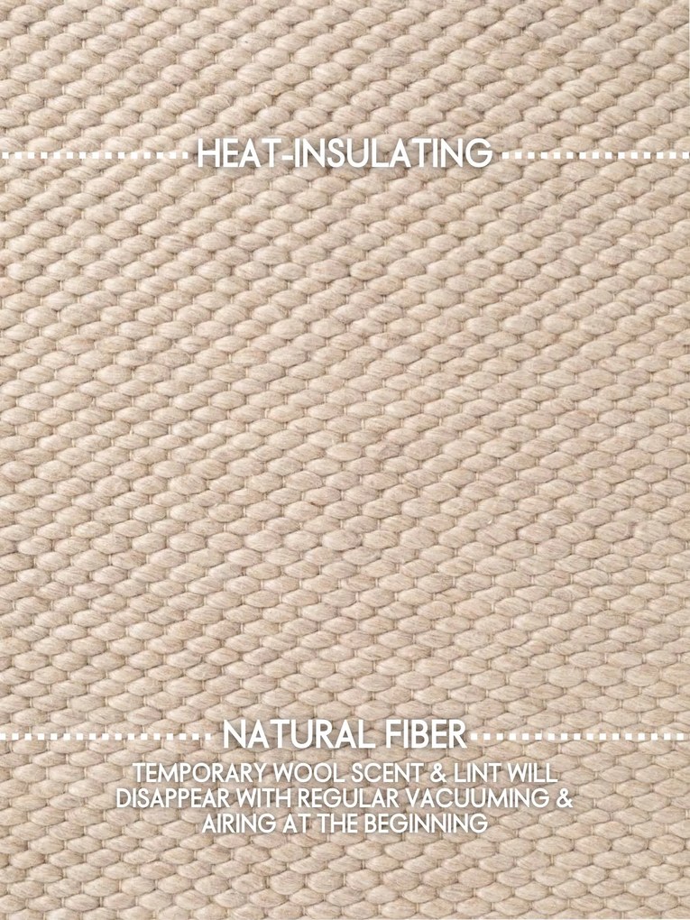 ELLE Decoration, Kusový koberec Lyon Beans 106315 Natural Beige kruh z kolekcie Elle, 200x200 (priemer) kruh, béžová, obývacia izba
