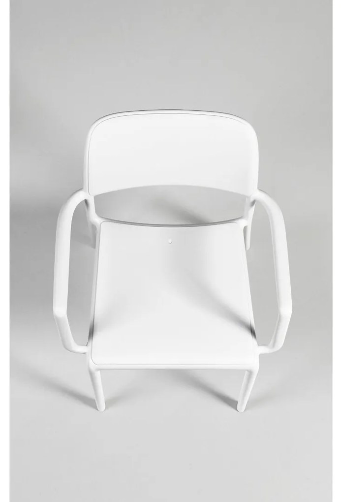 RIVA ARMCHAIR záhradná stolička s podrúčkami celeste