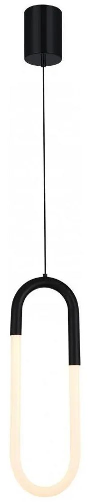 Redo 01-3184 - LED Luster na lanku LATIUM LED/9W/230V čierna