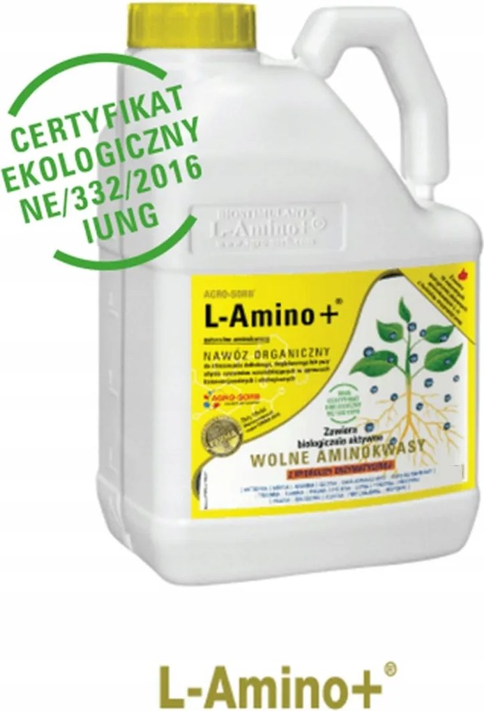 Prírodné Aminokyseliny L-Amino+ Agro-Sorb 20 litrov Ek