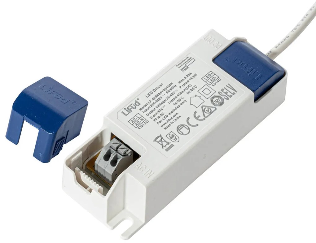 Zapustené bodové svietidlo biele vrátane LED 3000K-5000K s prepínačom Dip - Elias