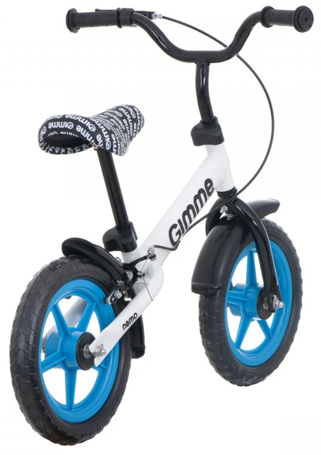 KIK GIMMIK Bežecký bicykel s brzdou Nemo 11" modrý 3+