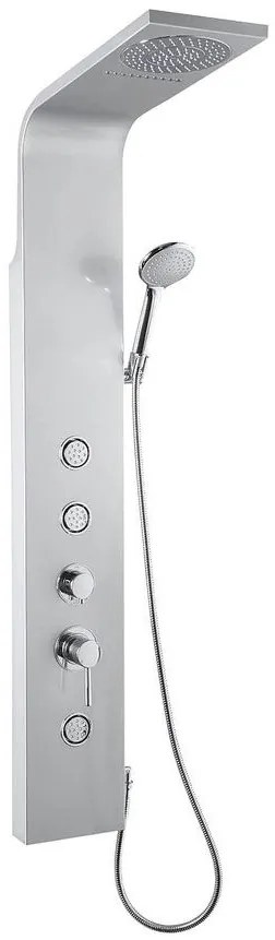 AQUALINE TUSA sprchový panel, hliník SL680