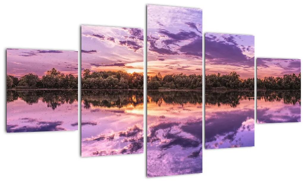 Obraz fialového neba (125x70 cm), 40 ďalších rozmerov