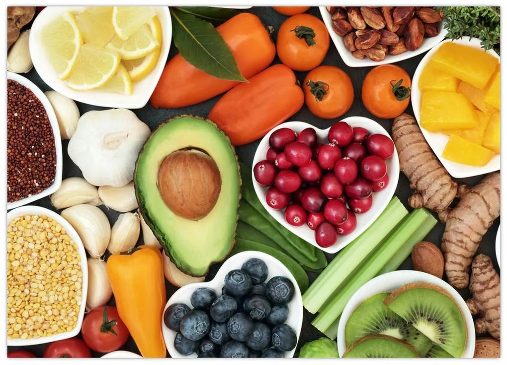 Obraz - Zdravé potraviny (70x50 cm)