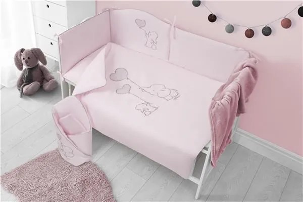 BELISIMA 3-dielne posteľné obliečky Belisima Amigo 100/135 ružové