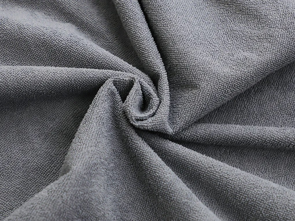 XPOSE® Froté chránič matraca Exclusive - sivý 90x200 cm