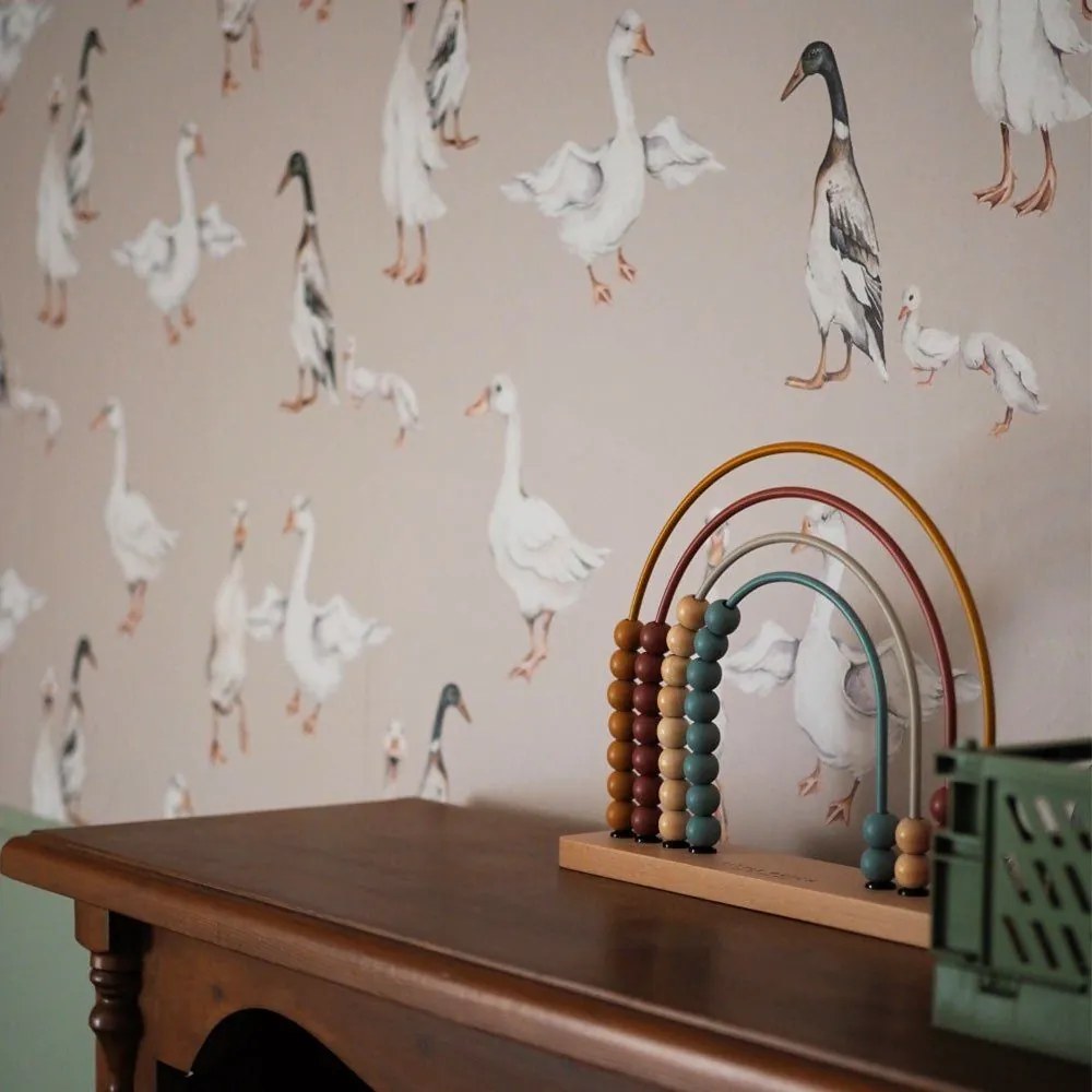 Tapeta bielej kačice 280x50 cm