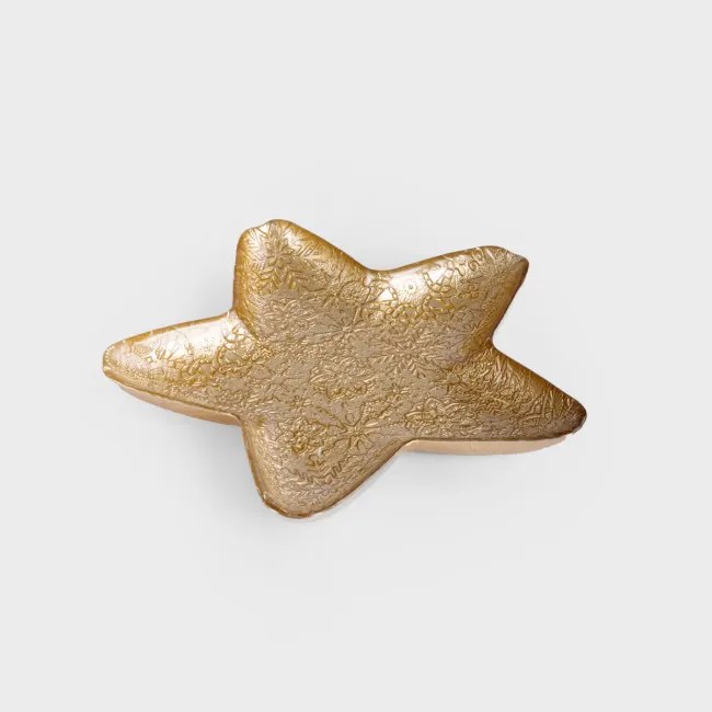 Dekoračný tanier BLITS zlatý 722004