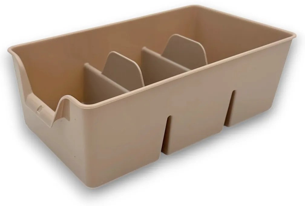 Organizér na korenie vo vrecúškach, zásobník, BEN3 - mocha, 20x14x8