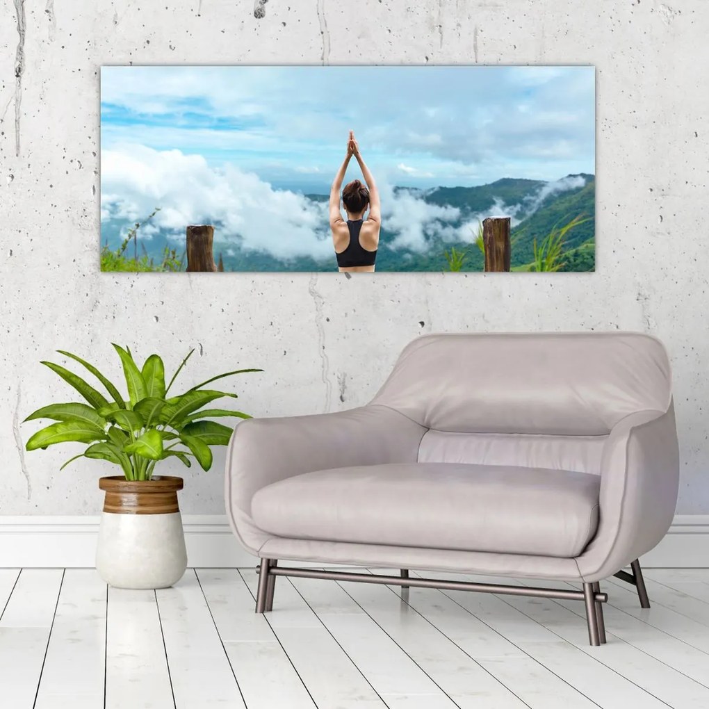 Obraz - Jóga (120x50 cm)