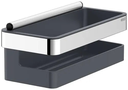 Keuco Moll polička so stierkou chróm/antracit 12759010000 12759010001