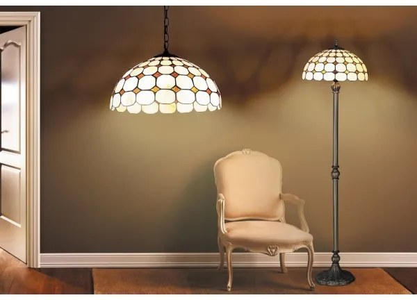 Rabalux 8076 - Tiffany vitrážový luster na reťazi MARVEL 2xE27/60W/230V