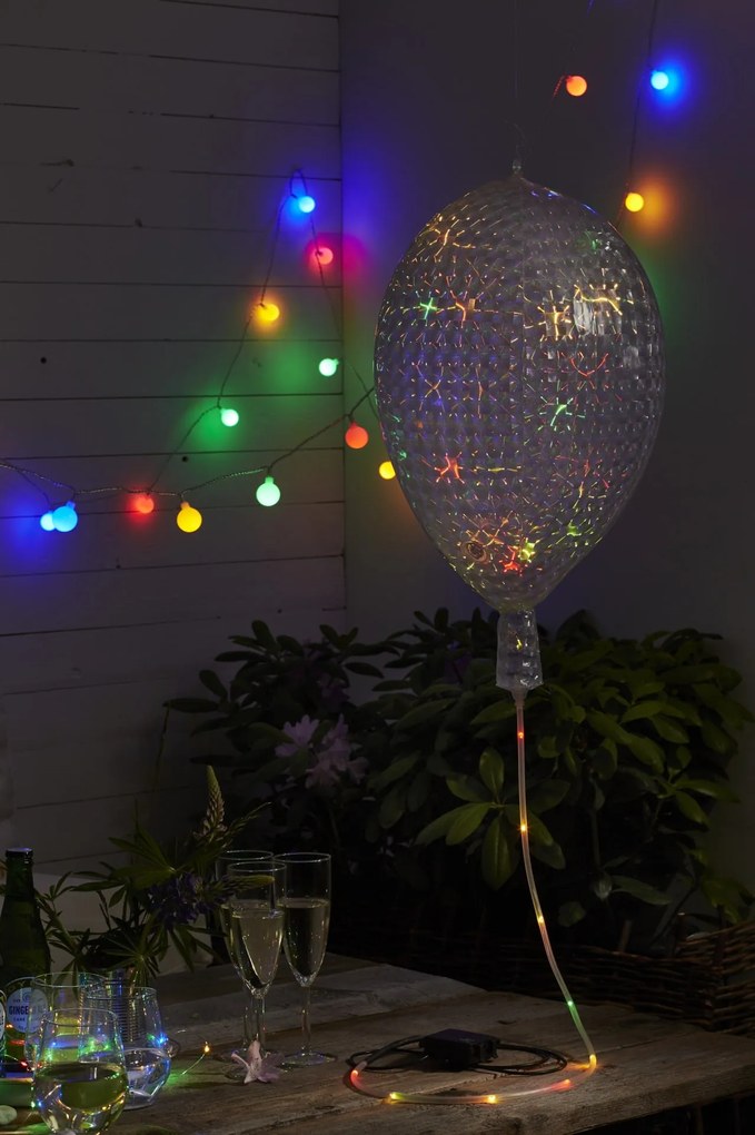 STAR TRADING Svetelná reťaz Multicoloured – 40 LED žiaroviek