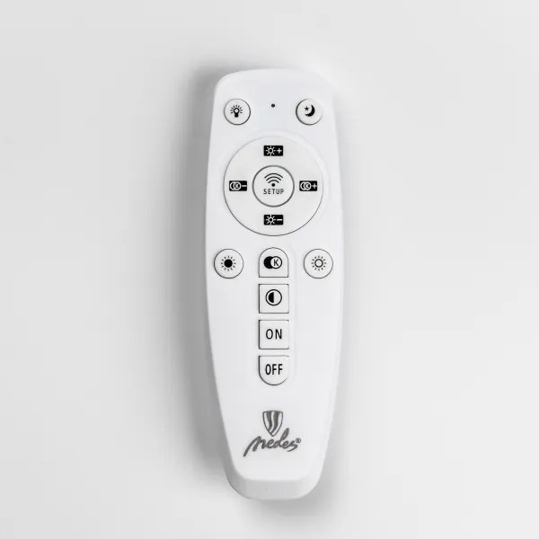 Brilagi - LED Stmievateľný prisadený luster TWIST LED/180W/230V 3000-6500K + DO