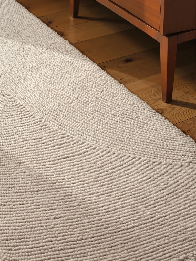 Hanse Home, Behúň Calmio 106220 Natural White, 80x200, biela, obývacia izba