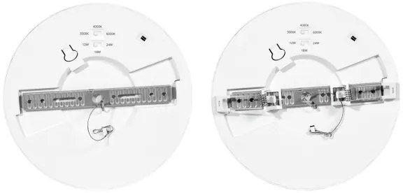 Ecolite WPCB2-24W/HF/BI - LED Panel so senzorom LEXA LED/12/18/24W/230V