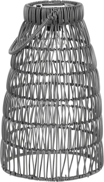 Set dvoch solárnych lampášov sivý PLA102 GREY (2 ks)